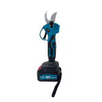 Set unelte grădină Kraftec 4 în 1, tijă telescopică 250 cm, foarfecă electrică vie 25 mm, mini drujbă 6 inch cu ungere automată, foarfecă gard viu 10/30 cm, 2 acumulatori 48V 8Ah + încărcător - imagine 9