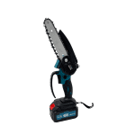 Set unelte grădină Kraftec 4 în 1, tijă telescopică 250 cm, foarfecă electrică vie 25 mm, mini drujbă 6 inch cu ungere automată, foarfecă gard viu 10/30 cm, 2 acumulatori 48V 8Ah + încărcător - imagine 4