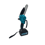 Set unelte grădină Kraftec 4 în 1, tijă telescopică 250 cm, foarfecă electrică vie 25 mm, mini drujbă 6 inch cu ungere automată, foarfecă gard viu 10/30 cm, 2 acumulatori 48V 8Ah + încărcător - imagine 3
