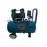 Compresor de Aer Fără Ulei German Meister, 1300W, Rezervor 50L, 8 Bar, 2 Ieșiri Aer, Motor 2800 RPM