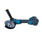 Flex Unghiular German Meister, Motor Brushless, 10000 RPM, Ø125 mm, 2 Acumulatori 36V 6Ah, 3 Viteze, Inversare Sens, Display Baterie, Încărcător Inclus - imagine 3