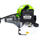 Motocoasă pe Benzină German Meister, 3 CP, 52CC, 2 Timpi, 9000 RPM, Disc 40 Dinți, Lamă 2 Dinți, Tambur Automat, Ham Profesional Verde - imagine 3