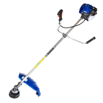 Motocoasă pe Benzină German Meister, 3 CP, 52CC, 2 Timpi, 9000 RPM, Disc 40 Dinți, Lamă 2 Dinți, Tambur Automat, Ham Profesional Albastra - imagine 6