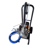 Pompa Airless Profesională German Meister 990, 3000W, 16 L/min, 3300 PSI, Piston Electric, Pulverizare Lavabilă și Vopsea, Furtun 10 m - imagine 3