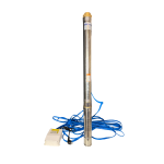 Pompa Submersibilă Kepeida Italy 3SPM3 31-1.1, 1.1 KW, Debit 3.6 m³/h, Înălțime 125 m, Bobinaj Cupru, Cablu 20 m, Ieșire 1"