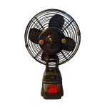Ventilator Industrial Portabil German Meister 2110, 2 Acumulatori 36V 6Ah, 2 Trepte de Viteză, Reglabil, Acumulator Li-Ion, Încărcător Inclus - imagine 3
