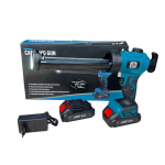 Aparat Electric pentru Silicon și Adezivi German Meister 36V 8Ah, 2 Acumulatori 36V 8Ah, Presiune 250 Kg, LED Integrat, Cartușe 300 ml