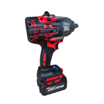 Cheie de Impact Profesională German Meister 36V 8Ah MAX Brushless, 1000 Nm, Mandrină 1/2", 2 Acumulatori Li-Ion, LED și 3 Trepte de Putere Rosie - imagine 5