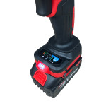 Cheie de Impact Profesională German Meister 36V 8Ah MAX Brushless, 1000 Nm, Mandrină 1/2", 2 Acumulatori Li-Ion, LED și 3 Trepte de Putere Rosie - imagine 4