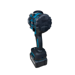 Cheie de Impact Profesională German Meister 36V 8Ah MAX Brushless, 1000 Nm, Mandrină 1/2", 2 Acumulatori Li-Ion, LED și 3 Trepte de Putere Albastra - imagine 2