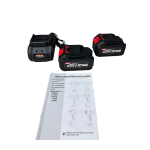 Cheie de Impact Profesională German Meister 36V 8Ah MAX Brushless, 1000 Nm, Mandrină 1/2", 2 Acumulatori Li-Ion, LED și 3 Trepte de Putere Albastra - imagine 6