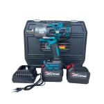 Mașină de Înșurubat cu Impact German Meister 36V 8Ah, 2100 Nm, Brushless, Prindere 3/4", 2 Acumulatori 10Ah, Încărcător Rapid, Valiză Transport