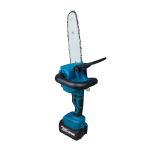 Mini Drujbă cu Acumulator German Meister 36V 8Ah XGT, Lamă 22 cm, Lanț 23+ Dinți, Motor Brushless, Rezervor Ulei, Valiză Transport - imagine 7