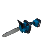 Mini Drujbă cu Acumulator German Meister 36V 8Ah XGT, Lamă 22 cm, Lanț 23+ Dinți, Motor Brushless, Rezervor Ulei, Valiză Transport - imagine 4