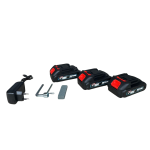 Pachet Profesional German Meister 3 în 1 – Foarfecă Electrică 36V, Mini Drujbă 6 Inch și Tijă Telescopică 2 m, 3 Acumulatori Li-Ion 36V 8Ah, Încărcător Inclus - imagine 2