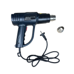 Pistol cu Aer Cald German Meister 2000W, 60–680°C, 2 Trepte Temperatură și Debit Aer, pentru Decapare, Îndoire PVC, Lipire și Uscare