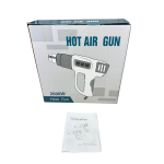 Pistol cu Aer Cald German Meister 2000W, 60–680°C, 2 Trepte Temperatură și Debit Aer, pentru Decapare, Îndoire PVC, Lipire și Uscare - imagine 5