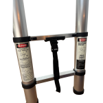 Scară Telescopică German Meister 2.9 m, 10 Trepte, Aluminiu, Pliabilă, Capacitate 150 kg - imagine 4