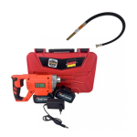Vibrator pentru Beton German Meister 128V, Motor Brushless, 2 Acumulatori 10Ah, Lance Vibratoare, Valiză Transport