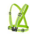 Centura ham reflectorizanta reglabila, unisex, banda elastica 5 cm, verde MX353 - imagine 3