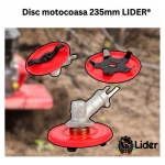 Disc motocoasa 235mm pentru buruieni, prasit/plivit ROSU STEA MX960 - imagine 6