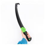 Fierastrau gradina curbat, negru cu carlig si maner verde, 33cm LIDER MX788 - imagine 4