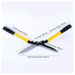 Foarfeca extensibil pentru gard viu din metal 58-73 cm, galben MX331 - imagine 8