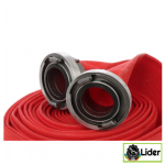 Furtun pompier 2'' 20M 8 BARI, ROSU, CU CUPLE, PREMIUM, LIDER MX956 - imagine 2
