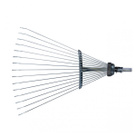 Grebla metalica reglabila pentru frunze cu coada, 58 cm MX316 - imagine 4