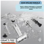 Masina de tocat carne profesionala Craft-Tec® MK-10, 3500W, 150 Kg/h, inox, reductor in baie de ulei, accesorii incluse MX1221 - imagine 5