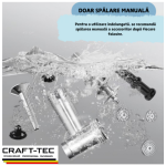 Masina de tocat carne profesionala Craft-Tec® MK-12, 4000W, 250 Kg/h, inox, reductor in baie de ulei, accesorii incluse MX710 - imagine 3