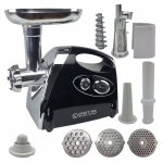 Masina electrica tocat carne NEAGRA 3800W, 3 site, accesorii rosii inclus, Craft-Tec MX976