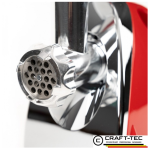 Masina electrica tocat carne ROSIE 3800W, 3 site, accesorii rosii inclus Craft-Tec MX713 - imagine 3