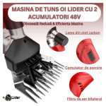 Masina tuns oi ROSIE, 2 BATERII, 48V, LIDER MX841 - imagine 2