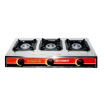 Plita gatit / aragaz portabil inox cu 3 arzatoare Craft-tec MX140