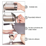 Rasnita manuala de macinat NUCI, ALBA, Craft-tec KY160 MX134 - imagine 6
