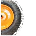 Roata roaba 350-8 ax SUBTIRE 14'' cu bucsa, portocalie MX273 - imagine 3