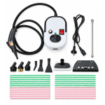 Aparat de Curățat cu Abur Domotec 3200W, Presiune 3 Bar, 105°C, Rezervor 1.2L, Încălzire 15 Secunde, 6 Trepte, 11 Accesorii + 4 Lavete Cadou