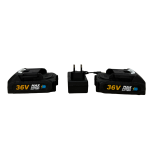 Bormașină Autofiletantă German Meister 36V, Motor Brushless, Mandrină 10 mm, 25 Trepte, 2 Acumulatori, Valiză Transport - imagine 2