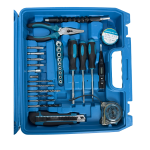 Bormașină Autofiletantă cu Percuție German Meister 36V, 2 Acumulatori 5Ah, Mandrină 10 mm, 25 Trepte Cuplu, 0–1300 RPM, Set Accesorii, Valiză Transport - imagine 2