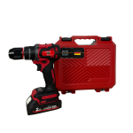 Bormașină Autofiletantă cu Percuție German Meister 36V 2Ah, Brushless, Mandrină Metalică, 25 Trepte, 2 Acumulatori, Valiză