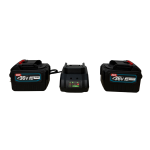 Pistol Impact German Meister 36V 8Ah, 1000 Nm, Brushless, 1/2”, 3 Trepte Viteză, 2 Acumulatori XGT, Valiză - imagine 2