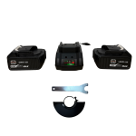 Set German Meister 2 Scule 36V 6Ah Brushless – Pistol Impact 380 Nm + Flex, 2 Acumulatori, Încărcător, Valiză - imagine 2