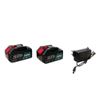 Suflantă Electrică IETO 24VF, Motor Brushless, 20.000 RPM, Debit Aer 0.69 m³/min, Distanță Suflare 2.6 m, 2 Acumulatori Li-Ion 4Ah, Încărcător - imagine 2