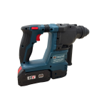 Trusă German Meister 4-în-1, 36V 8Ah cu 3 Acumulatori, Flex Ø125 mm, Pistol Impact 400 Nm, Bormașină și Rotopercutor Brushless, Afișaj Baterie Albastra - imagine 9
