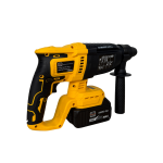 Trusă German Meister 4-în-1, 36V 6Ah, 2 Acumulatori, Rotopercutor 26 mm, Flex Ø125 mm, Pistol Impact 380 Nm și Bormașină Brushless, Valiză - imagine 10