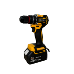 Trusă German Meister 4-în-1, 36V 6Ah, 2 Acumulatori, Rotopercutor 26 mm, Flex Ø125 mm, Pistol Impact 380 Nm și Bormașină Brushless, Valiză - imagine 5