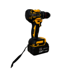 Trusă German Meister 4-în-1, 36V 6Ah, 2 Acumulatori, Rotopercutor 26 mm, Flex Ø125 mm, Pistol Impact 380 Nm și Bormașină Brushless, Valiză - imagine 4