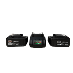 Trusă German Meister 4-în-1, 36V 6Ah, 2 Acumulatori, Rotopercutor SDS+ 26mm, Flex Ø125mm, Bormașină Brushless 80Nm, Pistol Impact 380Nm, Valiză - imagine 3