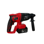 Trusă German Meister 4-în-1, 36V 6Ah, 2 Acumulatori, Rotopercutor SDS+ 26mm, Flex Ø125mm, Bormașină Brushless 80Nm, Pistol Impact 380Nm, Valiză - imagine 10